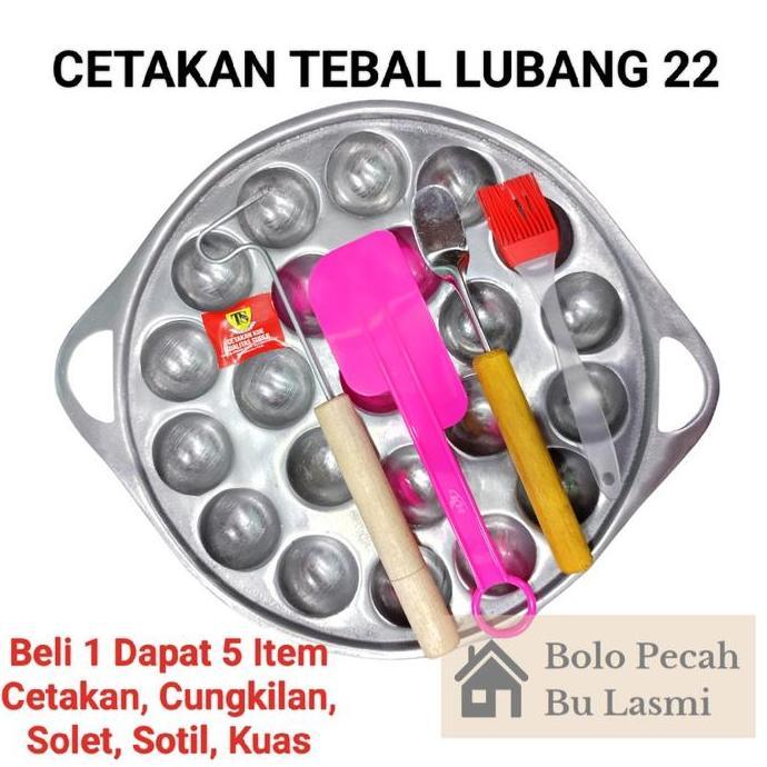 PROMO Cetakan Lubang 22 Tebal / Cetakan Telur Congkel / Cetakan Baklor / Cetakan Telur Puyuh / Cetak