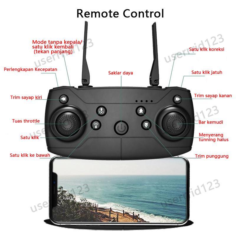 CodE99 Pro Drone Profesional 4K Kamera Ultrahd Wifi 5G Foldable Drone Lipat Dual Cameras Helikopter 