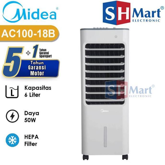 AIR COOLER MIDEA 6 LITER AC100-18B / AC10018B GARANSI RESMI (MEDAN)