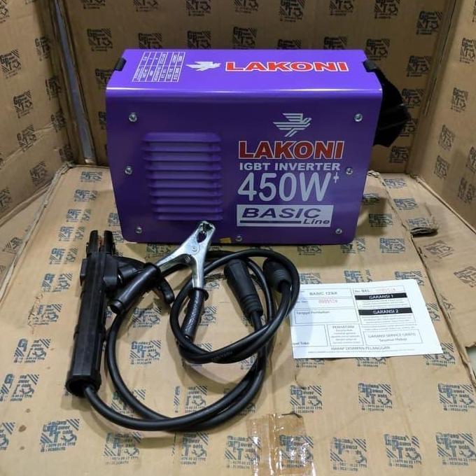TERBARU - TRAFO LAS LAKONI BASIC 123iX 450 WATT MESIN LAS BASIC 123 iX