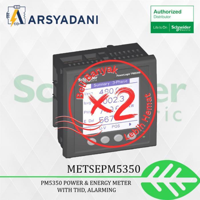 SCHNEIDER - METSEPM5350 - PM5350 POWER METER WITHTHD.ALARMING PM5350 -