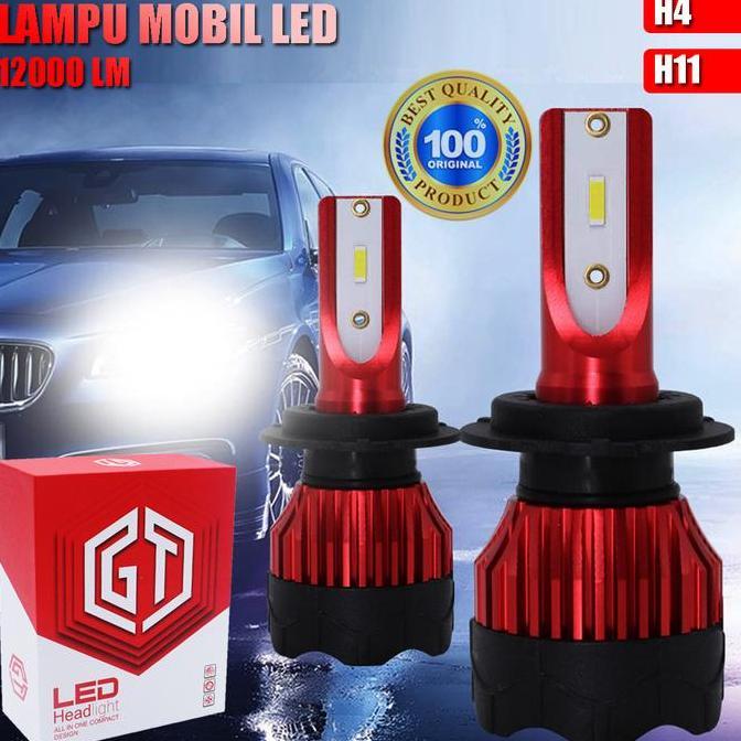 Lampu Mobil LED ZES 12000LM 55W 6000K h4 h11 12V 2 PCS TERBATAS
