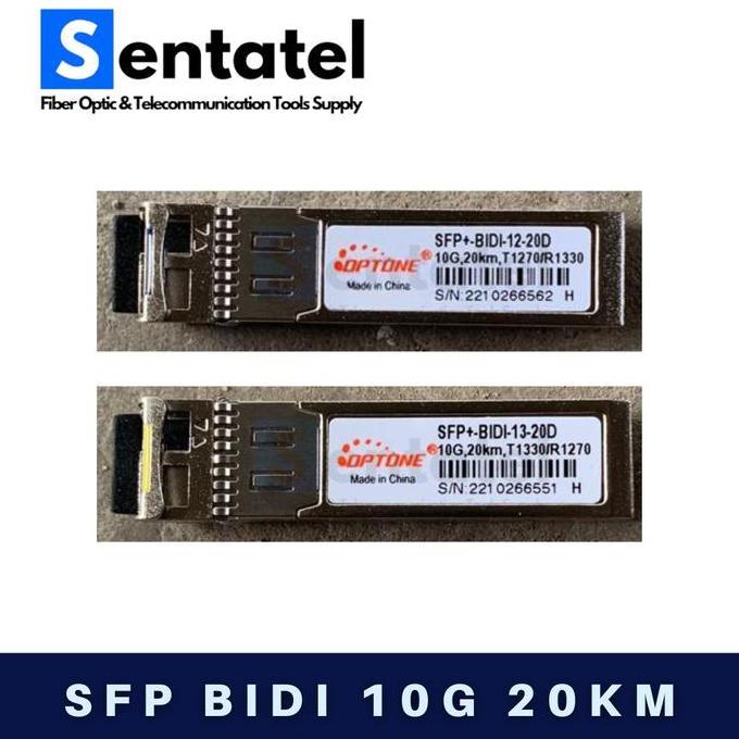 TERMURAH - Optone SFP Transceiver SFP BIDI 10G 20KM