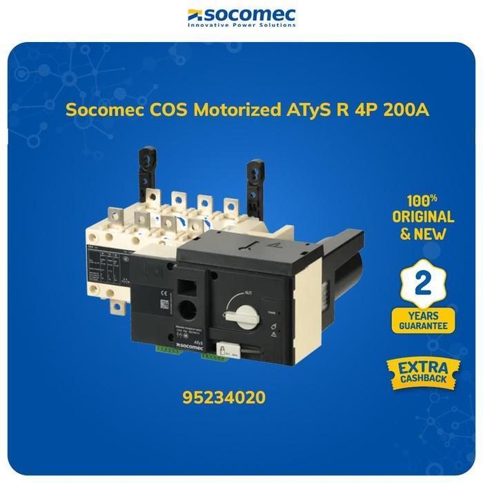 SOCOMEC COS Change Over Switch Motorized ATyS R 4P 200A 4 Phase 200 Ampere - 95234020