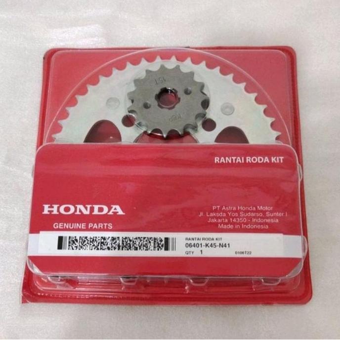 TERBARU - GEAR SET CBR 150R CB150R CB150R LED K45 N41 ORI HONDA AHM HGP