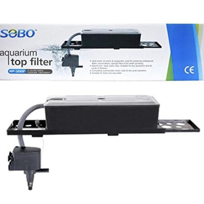 SOBO WP 3880F Mesin Box Filter Komplit - Top Filter Aquarium