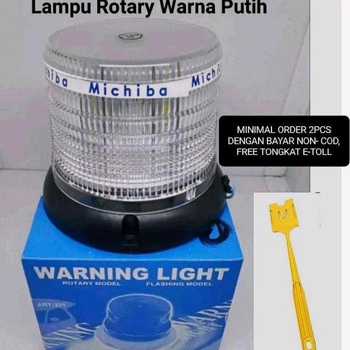 Lampu Rotary 12-24 Volt Mobil Universal Truk Fuso Dutro Warna Putih Car TERBATAS