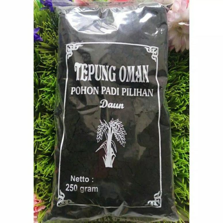 Tepung Oman/Abu Merang Sekam Pewarna Alami 250 Gram