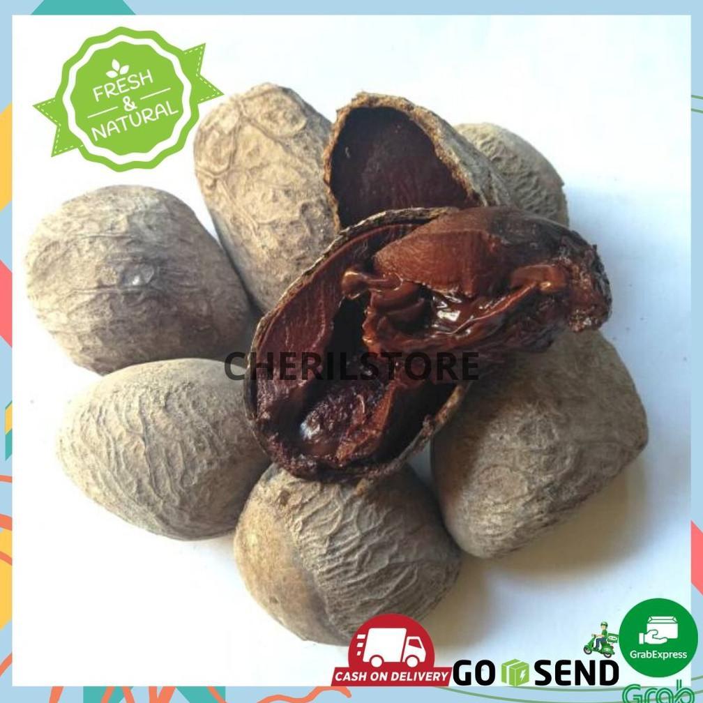 Kluwek  500Gram / Keluwek / Kluwak / Keluak / Kepayang Bumbu Rawon Sayur Sayuran Segar