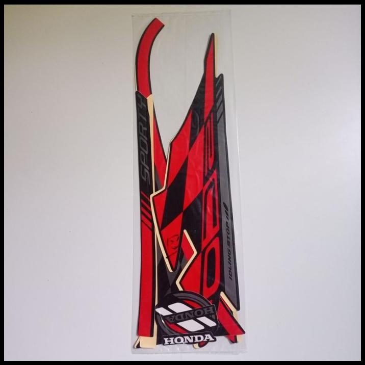 HOT DEAL (ORI) STRIPING STICKER HONDA SCOOPY SPORTY 2018 KUALITAS ORIGINAL 