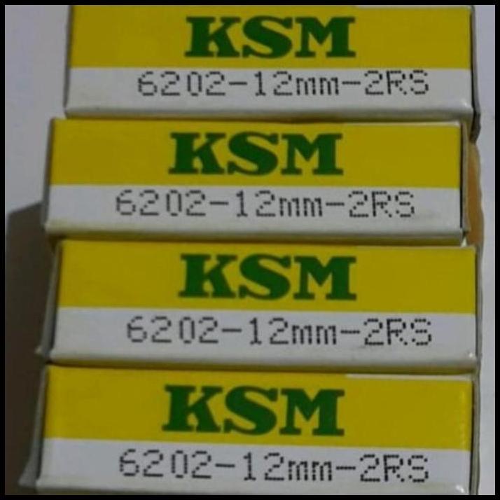 TERBARU BEARING 6202 2RS 12MM KSM JAPAN ORIGINAL 