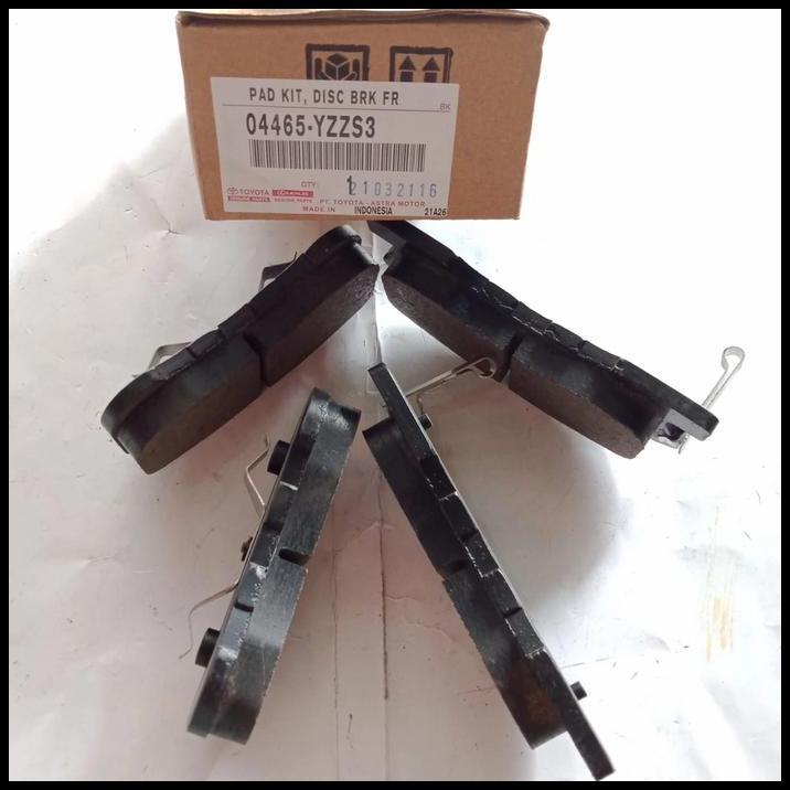 TERLARIS KAMPAS REM DEPAN AGYA / AYLA MATIC / METIC / A/T SET ASLI MERK TOYOTA 