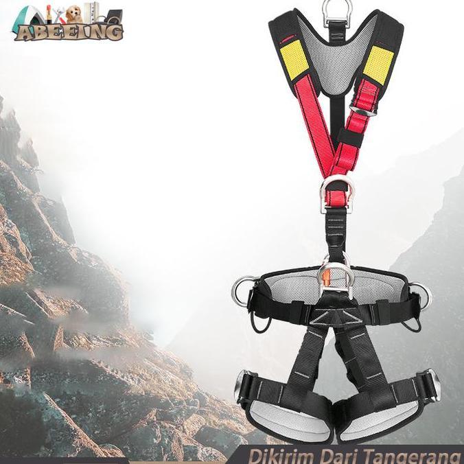 NIKIFOROV Full Body Harness Safety Professional Rock Climbing Harness