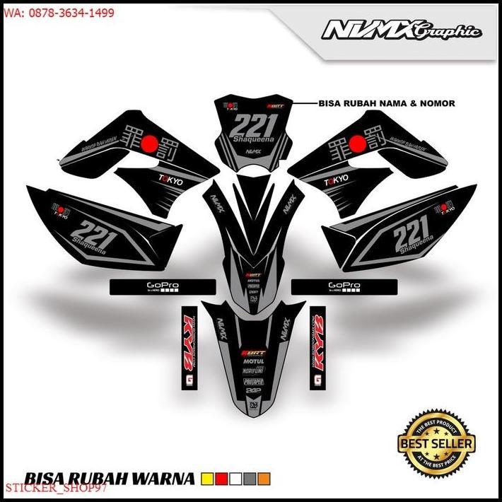 DISKON PREMIUM DECAL KLX OLD DTRACKER KLX BF CUSTOM 