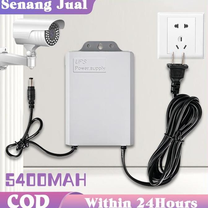 LUMIERE UPS Mini 12V Untuk Wifi / CCTV / Pasokan Listrik Tanpa Gangguan Saat Listrik Padam / Baterai