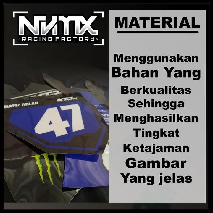 DISKON PREMIUM DECAL KLX GORDON KEREN DECAL GORDON SUPERMOTO 