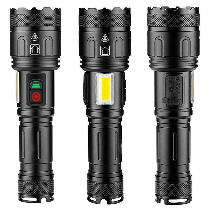 Sale Senter Swat Led / Senter Led Xhp-160 / Senter Cas Usb Portable 7 Mode