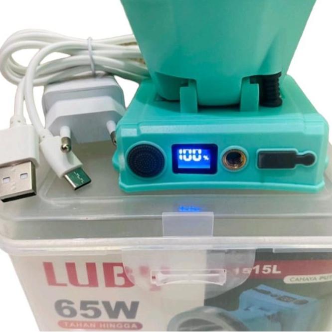 Sale Senter Kepala Luby L-1515 65 Watt 8000Mah Cahaya Putih