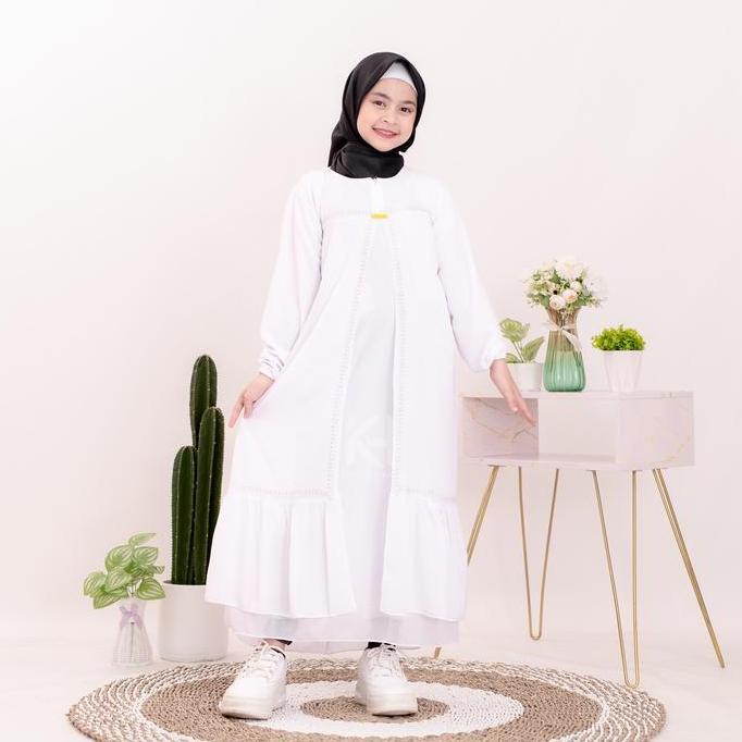 Termurah / Hot Sale Fateena Kids Gamis Anak Usia 5-15 Tahun Payet Swarovsky / Gamis Anak Terlaris / 