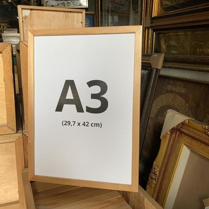pigura kayu a3 kayu minimalis