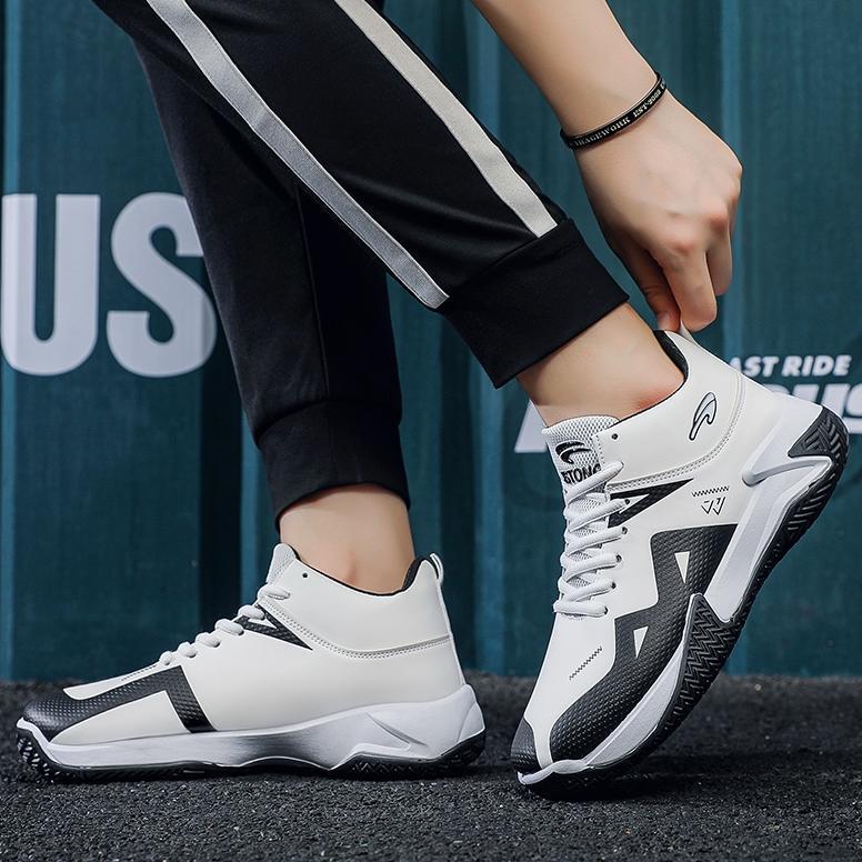 HOT DEALS HIGHLAND SEPATU BASKET PRIA PUTIH SEPATU SNEAKERS COWOK SEPATU OLAHRAGA BALLY OUTDOOR KERE