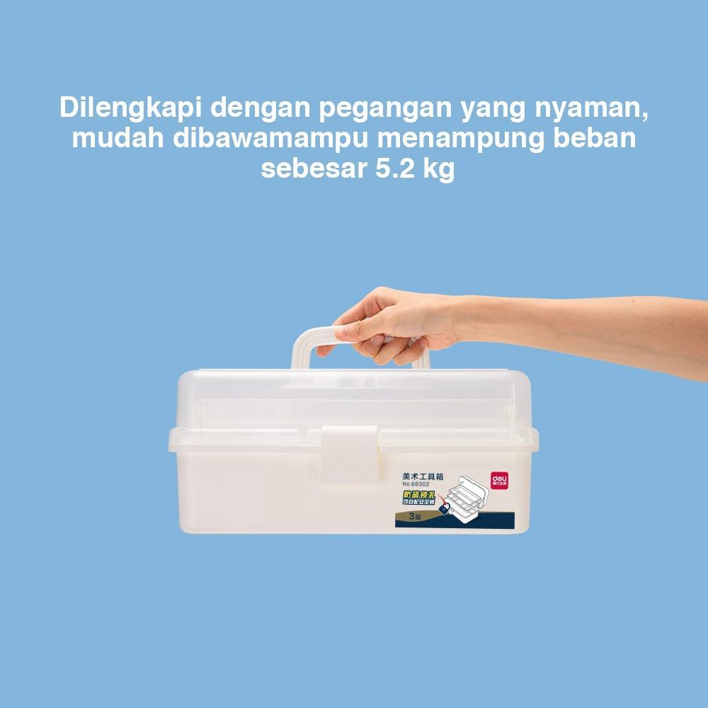 Deli Large Art Toolbox / Kotak Peralatan Seni Besar 68302 68303