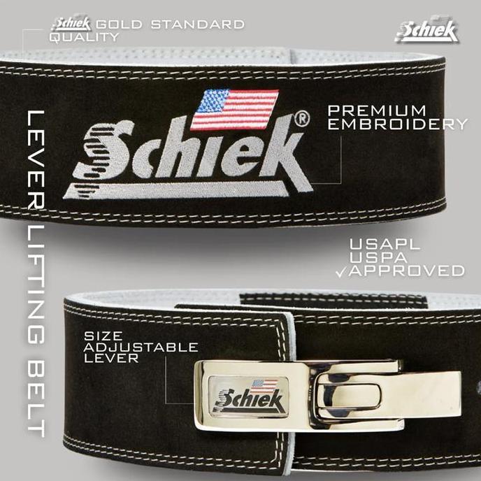 SCHIEK 7010 COMPETITION POWER WEIGHT LIFTING LEVER BELT ORIGINAL DAN TERPERCAYA