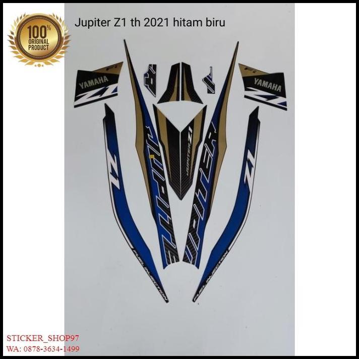 BEST DEAL (ORI) STRIPING YAMAHA JUPITER Z1 TH 2021 HITAM BIRU KUALITAS ORIGINAL