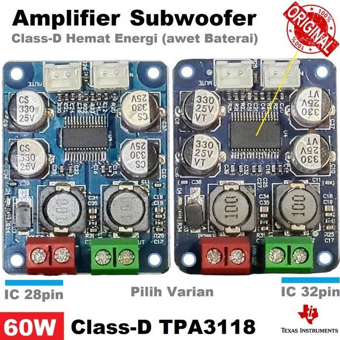 devimastore - tpa3118d2 tpa3118 class d hifi subwoofer digital power mono amplifier