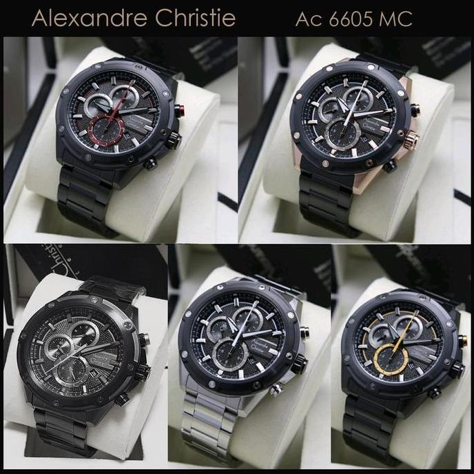 JAM TANGAN PRIA ALEXANDRE CHRISTIE AC6605 AC 6605 ORIGINAL GARANSI
