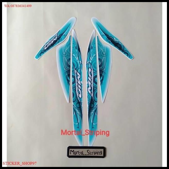 TERLARIS (ORI) STRIPING LIS BODY MIO SPORTY 2011 - 2012 PUTIH STANDAR ORIGINAL 