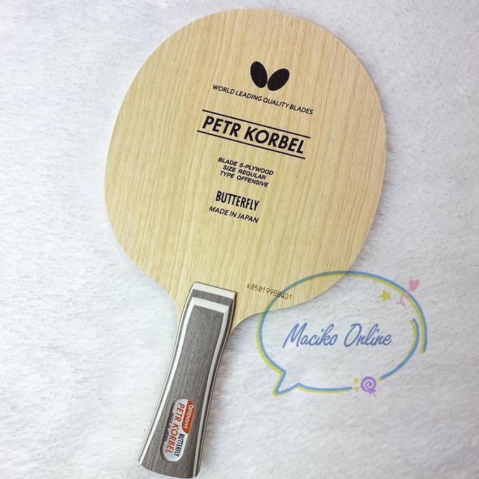 Butterfly Petr Korbel FL ~ Kayu Bet Pingpong Butterfly Petr Korbel FL