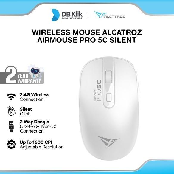 Mouse Alcatroz AirMouse Pro 5C Silent 1600 CPI Wireless