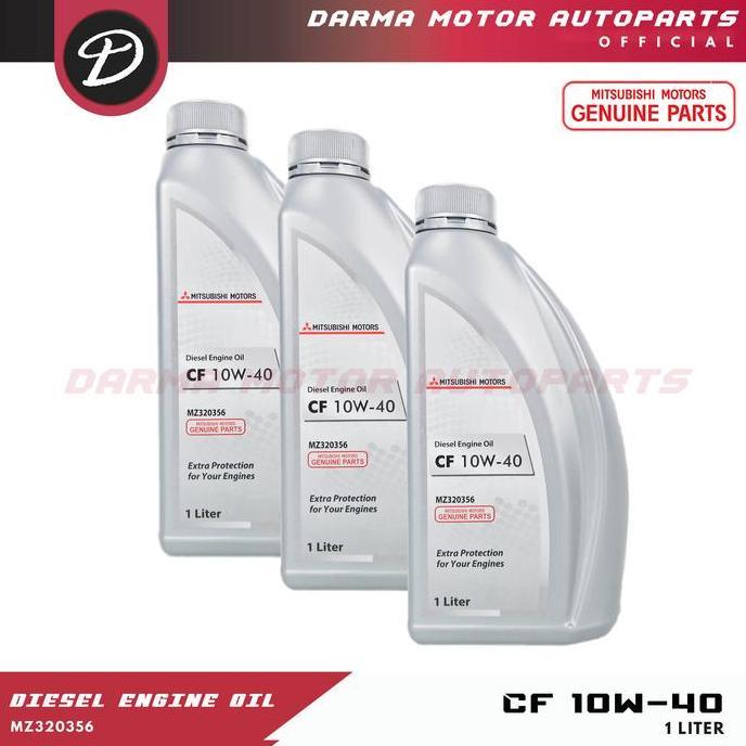 OLI MESIN DIESEL CF 10W-40 ORIGINAL ASLI MITSUBISHI CF 10W-40 1 liter PROMO