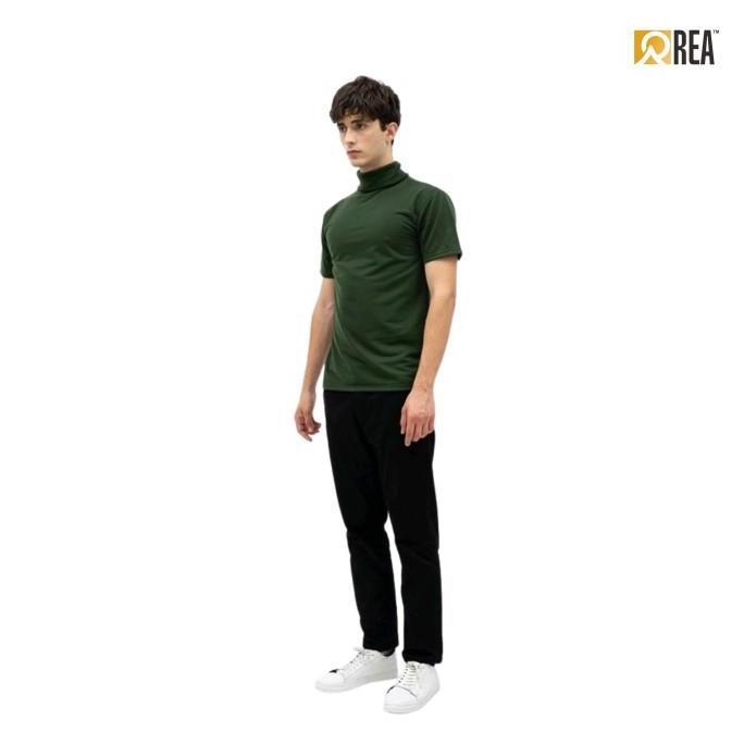 XXL-8XL Kaos Over Size TurtleNeck Pria size JumboBig Lengan Pendek