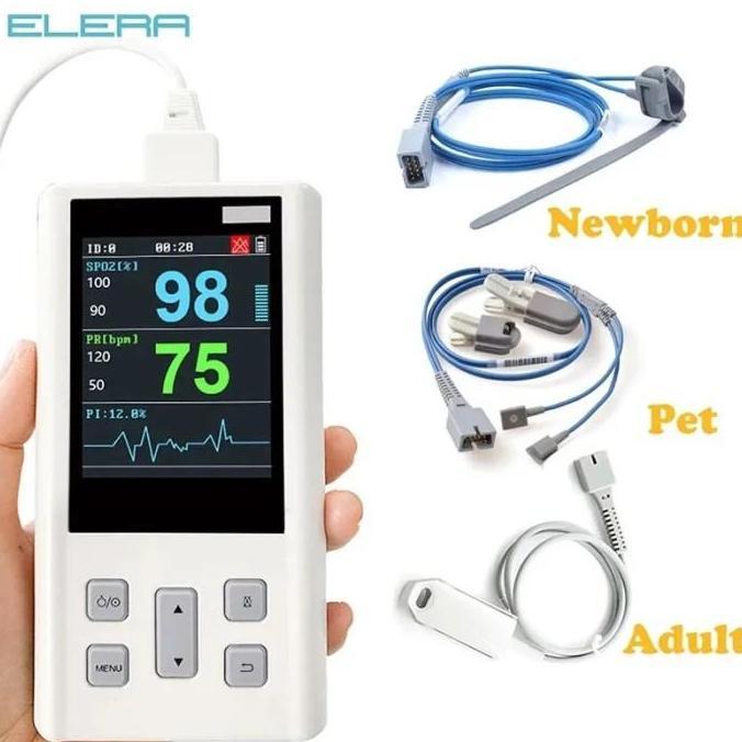 Medclean- Pulse Oximeter Handheld With Batery Charger
