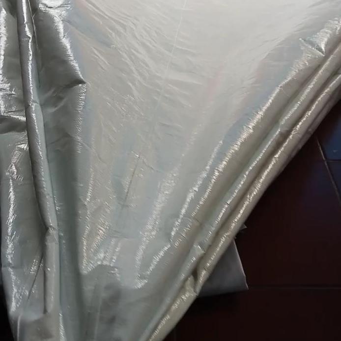Ready stock Atap tenda kerucut 6x6 bahan terpal a12 warna putih