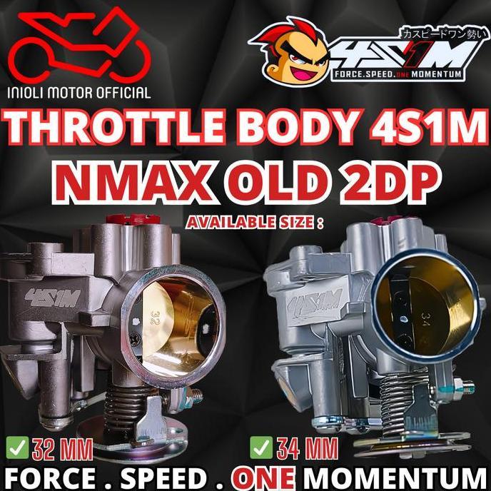 THROTTLE BODY TB 4S1M NMAX 155 OLD N-MAX N MAX 2DP TB RACING 4S1M 30MM 32MM 34MM 36MM 30 32 34 36 MM