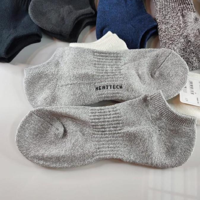 Kaos Kaki Uniqlo HEATTECH Pile Short Socks Comfortable Cushioned Tebal