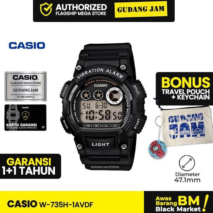 Casio General W-735H-1AVDF W-735H W-735 W735H W735
