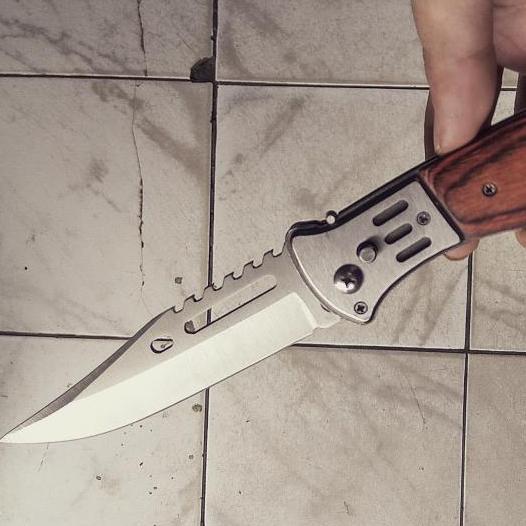 Ready stock Pisau Lipat AK47 AK 47 Saku Survival Folding Pocket Knife Tajam EDC