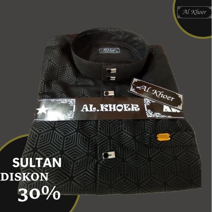 kemeja sultan kemko pria dewasa kemko kurta sultan embos lengan panjang Hijau Hitam Koko Abu Biru Ka
