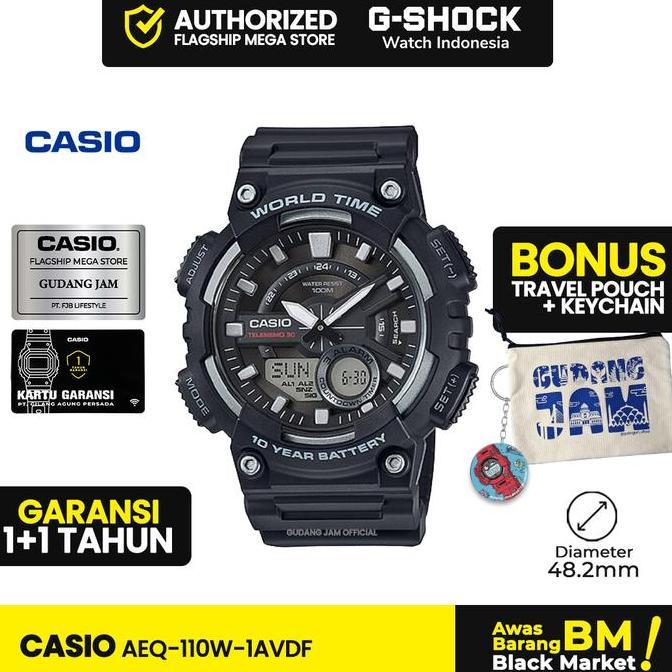 Casio General AEQ-110W-1AVDF AEQ-110W AEQ-110 AEQ110W AEQ 110W