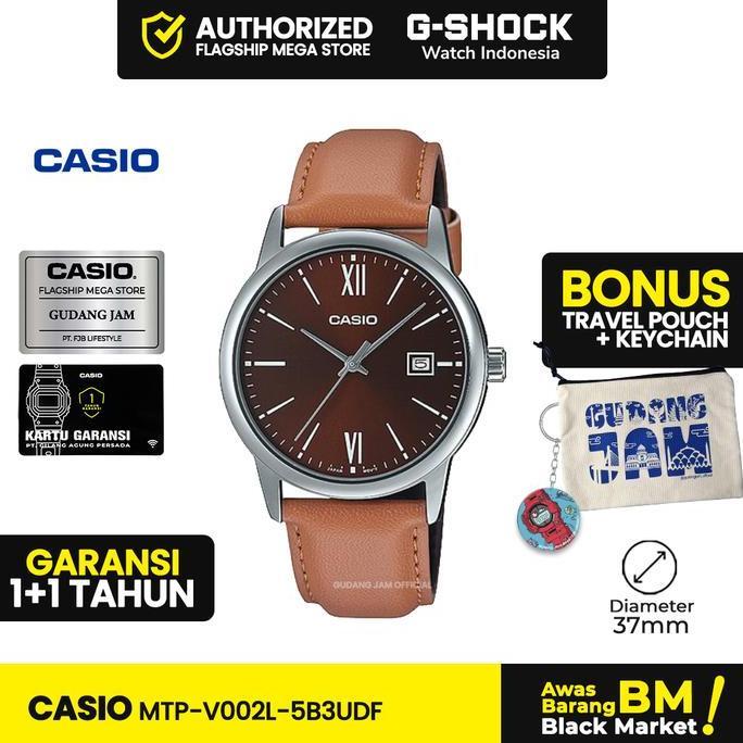 Casio General MTP-V002L-5B3UDF | Jam Tangan Pria | Analog | Anti Air | Original | Casio Watches | MT