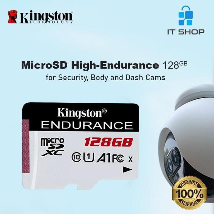 Kingston MicroSD Card High Endurance 128GB
