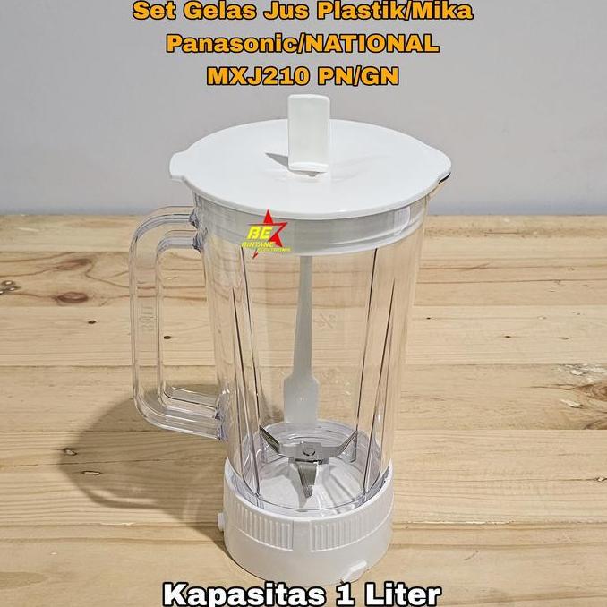 Set PLASTIK Gelas Jus Blender Panasonic MX J210 PN Tabung Jar MIKA NATIONAL J 210 GN MX-J210PN