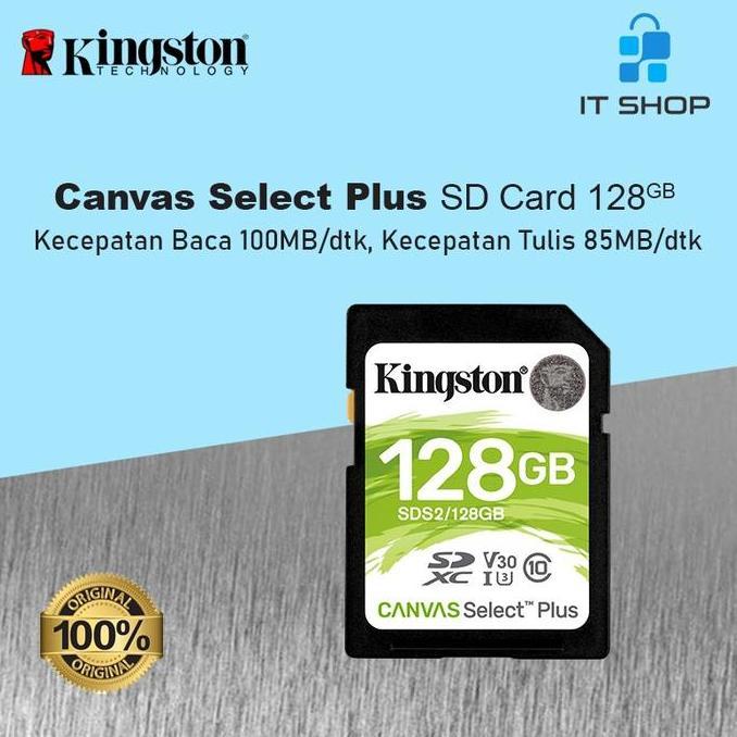 Kingston Canvas Select Plus SD Card 128GB