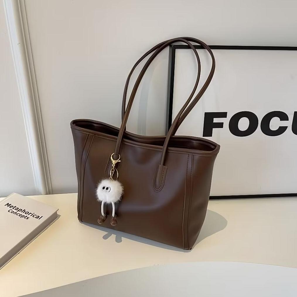 Tas Wanita Tote Kekinian Simple Elegan Muat Banyak terlaris