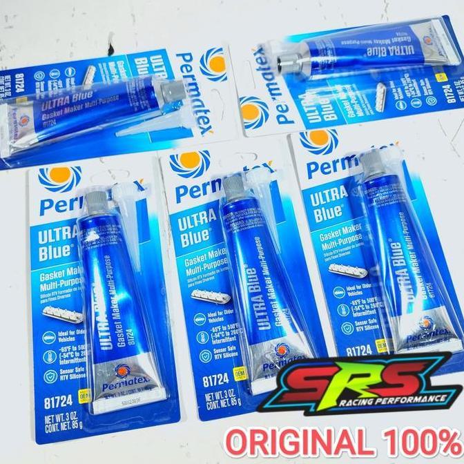 YAVISINTHA - PERMATEX ULTRA BLUE LEM SEALENT LEM PAKING HEAD ANTI BOCOR ORIGINAL