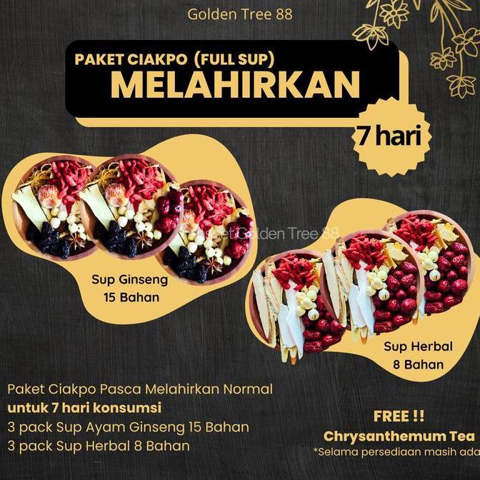 Pikavioshop - Paket Ciakpo Melahirkan Normal Recovery Pasca Melahirkan Full Sup Ayam Rempah